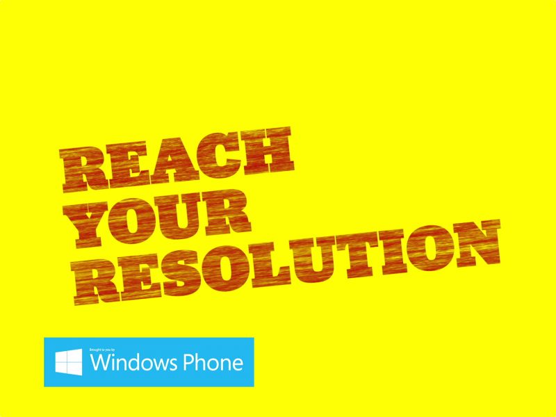 Reach Your Resolution